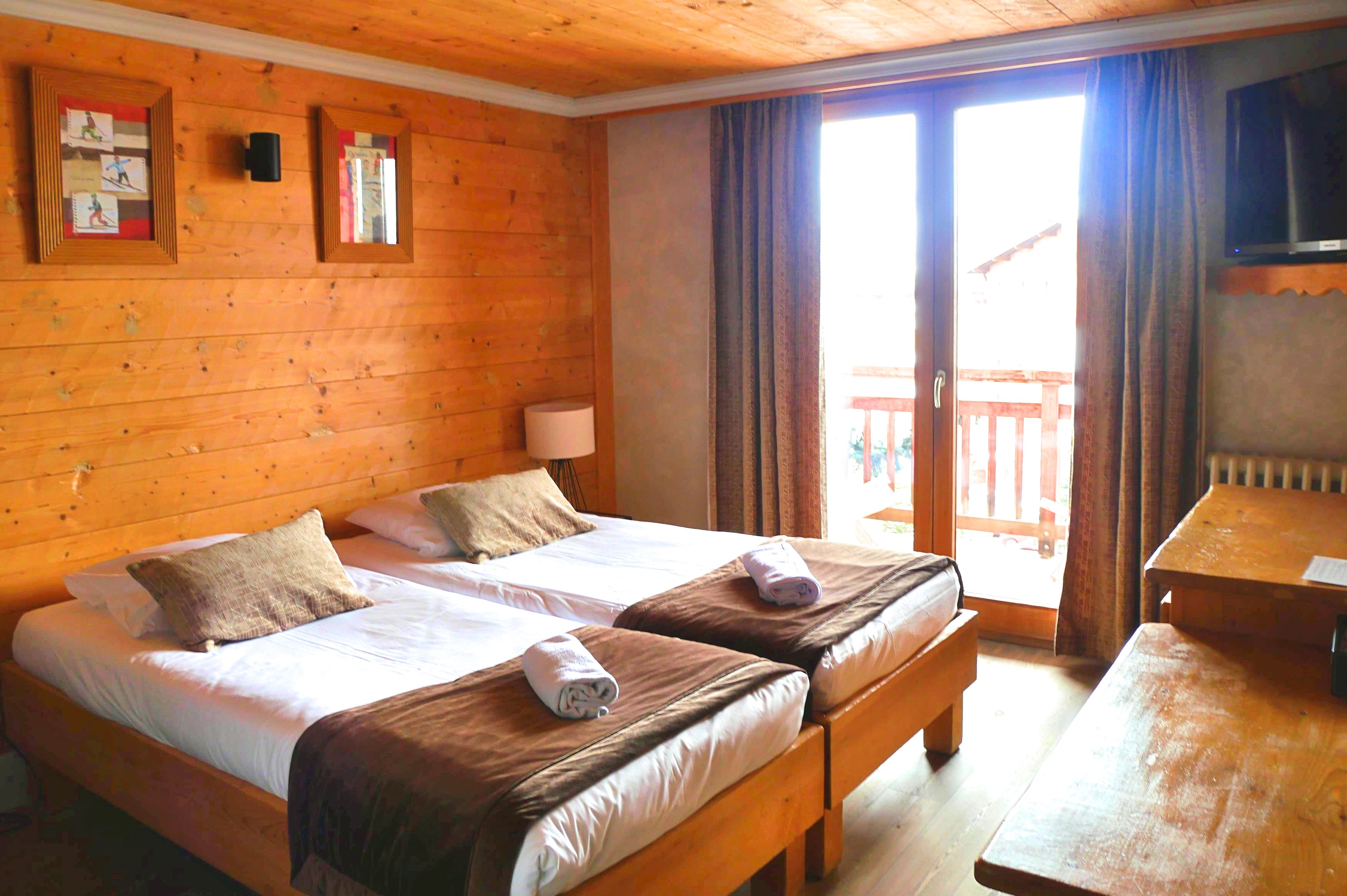 Chambre Double ou Twin Cosy avec Balcon